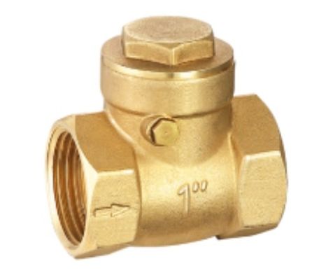 1 ίντσες μπρούντζης Swing Check βαλβίδα Threaded 1 / 2 ίντσες μπρούντζης βαλβίδα ελέγχου