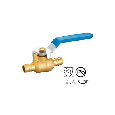 υψηλής ποιότητας Plain ή Bronze Coating Pex X 3/8 "-1" Pex βαλβίδα μπάλας με αποχέτευση 600WOG χαλκό