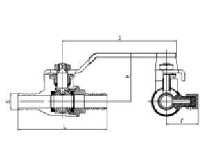 Φαλβίδα σφαίρας Pex X Pex με απλή ή χάλκινη επίστρωση αποχέτευσης WOG για πύλη σύνδεσης πύλης 1/2-2-1 ((600WOG,150WSP)