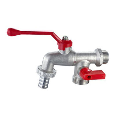 Κεφάλαιο και πλαστική λαβή Bibcock Ball Valve Hexagonal Cap Bib Cock Valve