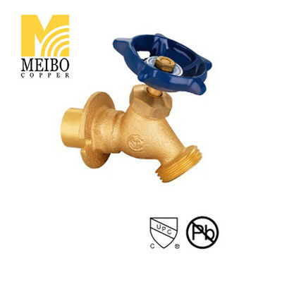 Σφραγισμένα και συγκόλληση άκρες Plain Brass Boiler Drain Valve Για Μηχανή