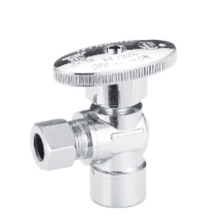 Υπηρεσία OEM 90 μοίρες 2 Way Angle Valve Θερμο και κρύο νερό μπάνιο τουαλέτα νήμα 3/8 " 1/2 Κουφία Κουφίας Χαλκού