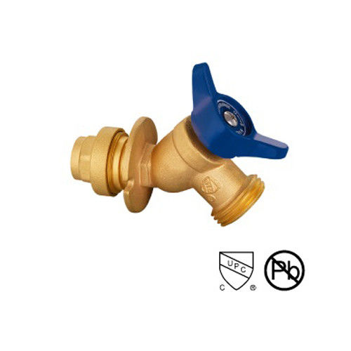 SS Quick Connected Brass Stop Valve / Hose Bibb Valve Drain με αλουμινένιο χερούλι 1/2"