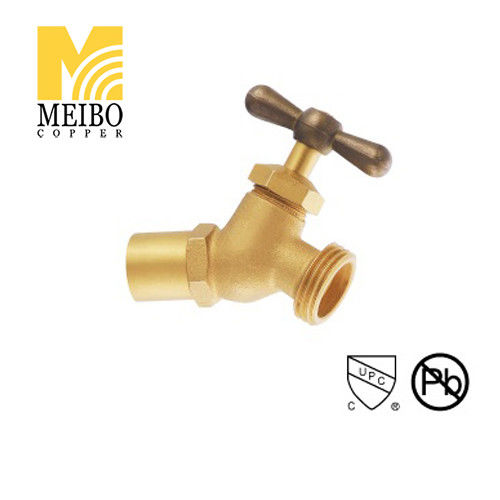 T-Handle Full Port 150 PSI Βαλβίδα αποστράγγισης λέβητα 1/2 Τέρματα συγκόλλησης