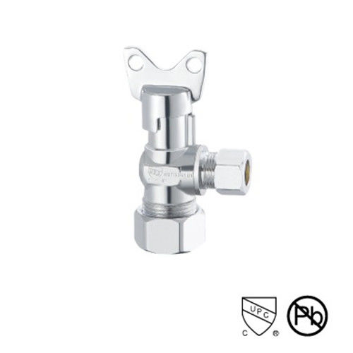 200 Psi 1/2 ίντσες OEM/ODM 15mm χρωματοποιημένη βαλβίδα γωνίας / βαλβίδα γωνίας θερμού νερού